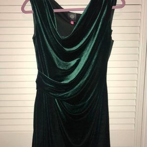 Gorgeous Green Velvet Cocktail Dress